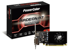 PowerColor Radeon R7 240 gaming grafična kartica, 4 GB, DDR5 (AXR7 240 4GBD5-HLEV2)