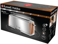 Russell Hobbs 24310-56 Luna Long Slot opekač, 2SL, krom - odprta embalaža