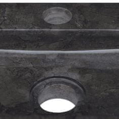 shumee Umivalnik črn 38x24x6,5 cm marmor