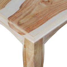 Vidaxl Klubska mizica iz trdnega palisandra 110x60x35 cm