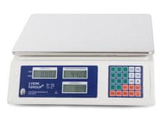 Verkgroup Trgovinska digitalna elektronska tehtnica do 40kg – osvetljena LCD