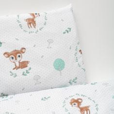 NEW BABY 3-delna posteljnina 90/120 cm Deer mint