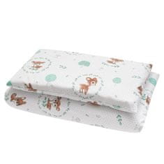 NEW BABY 3-delna posteljnina 90/120 cm Deer mint