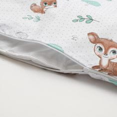 NEW BABY 3-delna posteljnina 90/120 cm Deer mint