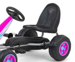 MILLY MALLY Viper Pink pedal go-kart