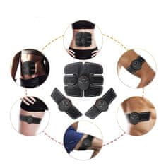 Mormark Elektrostimulator za mišice, Trebušne mišice, Fitnes pripomoček, EMS masažer | SIX PACK