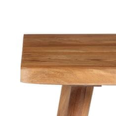 Vidaxl Pisalna miza iz trdnega akacijevega lesa 110x50x76 cm