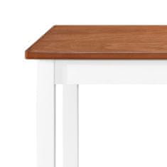shumee Barska miza iz trdnega lesa 108x60x91 cm