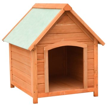 Vidaxl vidaXL Pasji boks iz borovega in jelovega lesa 72x85x82 cm