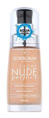 Deborah 24h Nude Perfect tekoči puder, 02 Beige