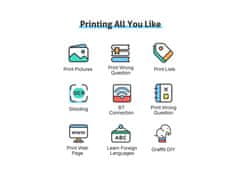 Alum online Prenosni pametni foto tiskalnik MINIPRINT - zelena