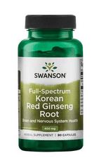 Swanson Poln spekter korejski rdeči ginseng koren 400 mg, 90 kapsul