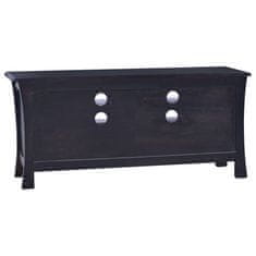 Vidaxl TV omarica barva svetlo črne kave 100x30x45 cm trden mahagonij