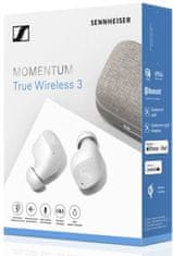 Sennheiser Momentum True Wireless 3, brezžične slušalke, bele