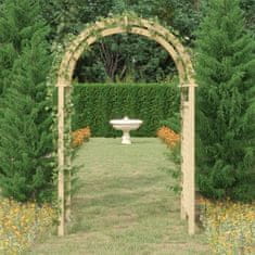 Greatstore Vrtna pergola, 141x97x243 cm, impregniran borov les