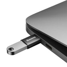 BASEUS Ingenuity Mini OTG adapter USB-C / USB 3.1, črna