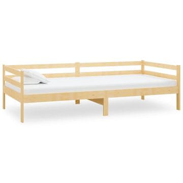 Vidaxl Dnevna postelja trdna borovina 90x200 cm