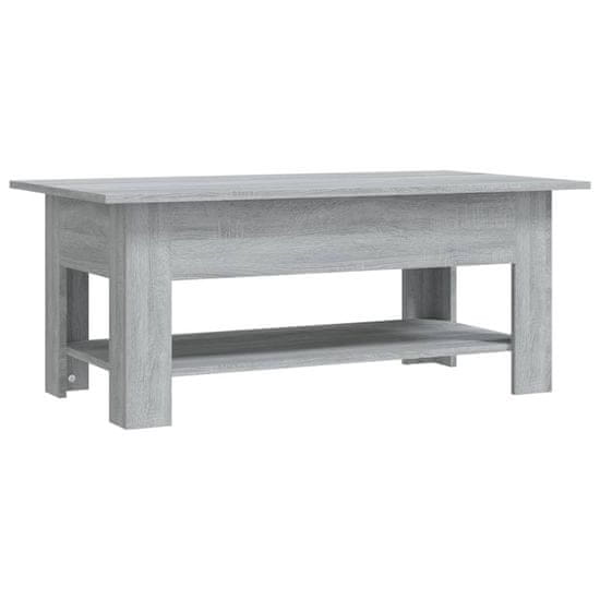 Vidaxl Klubska mizica 102x55x42 cm iverna plošča