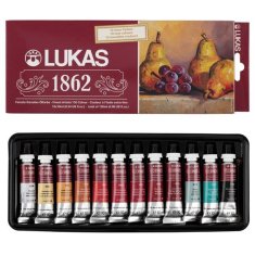 Rayher.	 Lukas 1862 PRO oljne barve set 12x10 ml