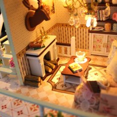 shumee Miniaturna hiša - Vila v cvetju