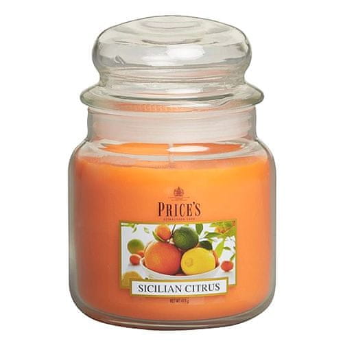 Price's Candles SREDNJA KOZARNA SVEČKA CITRUSI | SICILSKI CITRUS, SREDNJA KOZARNA SVEČKA CITRUSI | SICILSKI CITRUS