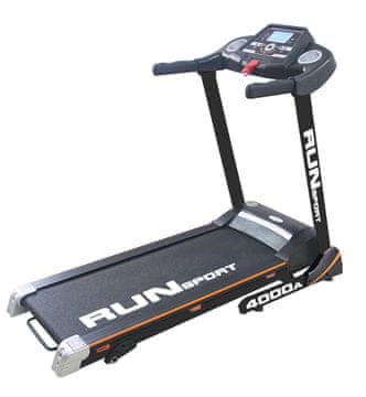 ACRAsport GB4000A Tekalna steza RUN SPORT z ročnim naklonom črna
