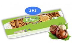 Rolanda swiss roll lešniki 300g (2 kos)