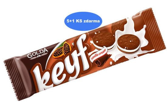 Golda Keyf kakao - piškoti 50g (5+1 gratis)