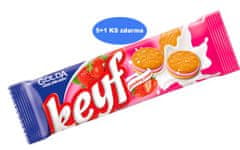 Golda Keyf strawberry - piškoti 50g (5+1 gratis)