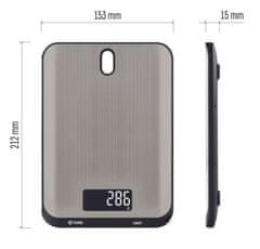 Emos Digitalna kuhinjska tehtnica EV026, srebrna