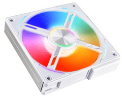 Lian Li AL120 ventilator za ohišje, RGB, 120 mm, 3 kosi in kontroler, bel (UF-AL120-3W)