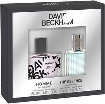 shumee David Beckham darilni set 30ml Homme+30ml The Essence