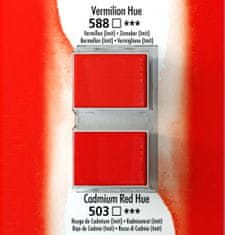 Daler Rowney Akvarelna barva Aquafine set 2 vermilion hue/cdm red hue