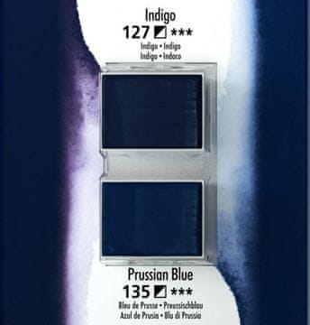 Daler Rowney Akvarelna barva Aquafine set 2 indigo/prussian blue