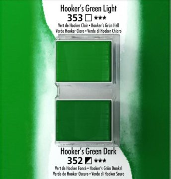 Daler Rowney Akvarelna barva Aquafine set 2 hookers green light/hookers g