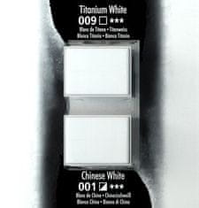 Daler Rowney Akvarelna barva Aquafine set 2 titanium white/chinese white