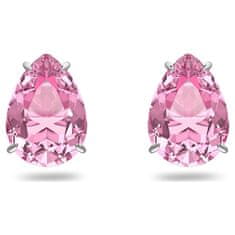Swarovski Čudoviti uhani z roza kristali Gema 5614455