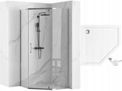 REA AXIN Chrome 90x90 Tuš kabina
