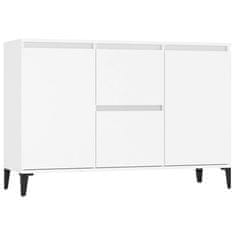 Vidaxl Komoda bela 102x35x70 cm iverna plošča