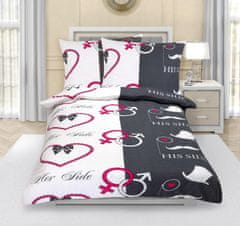 Platneni krep - 140x200, 70x90 cm - Love