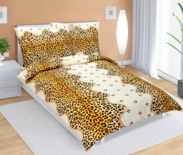 Platneni krep - 140x200, 70x90 cm - Leopard