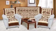 Komplet Karmela PLUS 3+1+1 - 1 kos 150x200, 2 kosa 65x150 cm - Kašmir