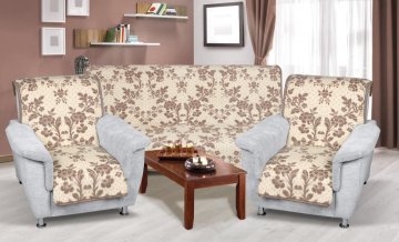 Komplet Karmela PLUS 3+1+1 - 1 kos 150x200, 2 kosa 65x150 cm - Cvet
