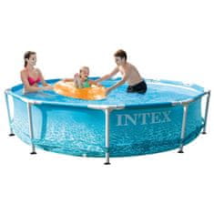 Vidaxl Bazen Intex Beachside s kovinskim okvirjem, 305x76 cm
