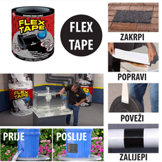 Alum online Flex Tape Gumirana traka koja može zakrpiti sve