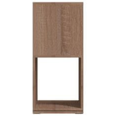 Vidaxl Vrtljiva omarica sonoma hrast 34,5x34,5x75,5 cm iverna plošča