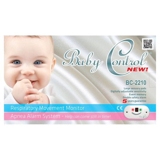 Baby Control Digital Baby Control BC2210 monitor dihanja z 1x2