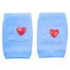 NEW BABY otroške kolenske blazinice z ABS I Love Mum and Dad blue