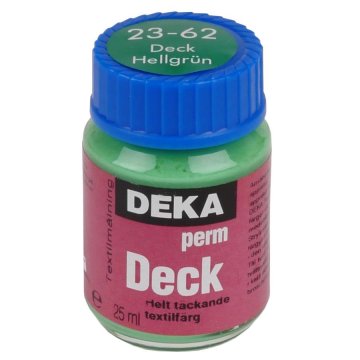 Rayher.	 Barva za tekstil DEKA Perm Deck 25 ml sv. zelena