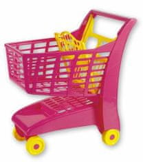 Androni Nakupovalni voziček s sedežem - roza